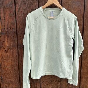 Adidas Light Green Long Sleeve Tee